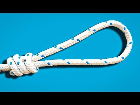 Every man should know this knot! how to tie a secure rope knot.