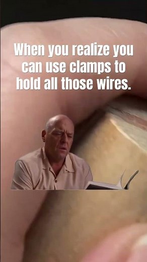 Did you know that you can use ring and spring clamps to hold your base wires? 💡 #wirewrapjewelry