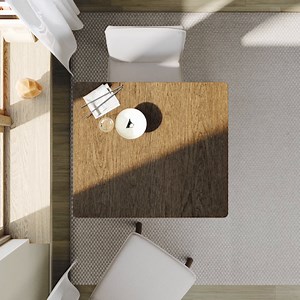 IKEA TONSTAD Extendable Dining Table Demonstration - Brown Stained Oak Veneer
