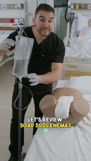 Nurse Mike from Simple Nursing on Instagram: "How to administer a Soap Suds Enema🧼"