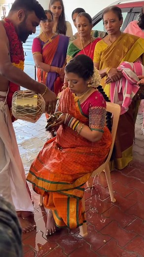 🌸✨ “Tradition, love & blessings in every drop 💧 #IyerBabyShower . . #IyerBabyShower #Seemantham #WaterPouringCeremony #IyerTradition #SouthIndianBabyShower #SacredRituals #BlessingsAndLove #MotherhoodJourney #BabyShowerVibes #TraditionalCelebration #IyerCulture #DivineBlessings #MomToBe #SouthIndianTradition #BabyShowerMoments | Gayathri Yuvaraj