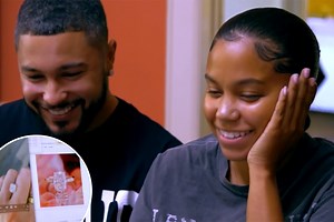 Teen Mom's pregnant Cheyenne looks at engagement rings with boyfriend Zach