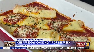 Chef Freddy Cooks Up A Homemade Manicotti For This Weeks Tip