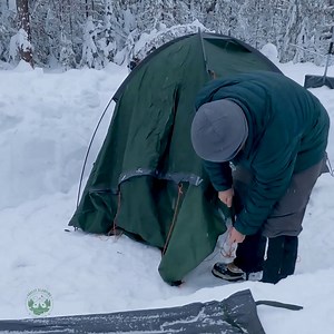 4K views · 58 reactions | Camping in deep snow with an insulated tent in Crua. | Alex Bushcraft | Facebook