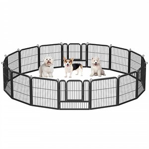 [Hot Item] Folding Indoor Outdoor Heavy Duty Cat Proof Fence for Puppies/Small Dogs