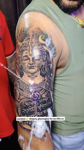 Stylish Mahadev Tattoo for Girls | Shiv Tandav Lyrics Tattoo