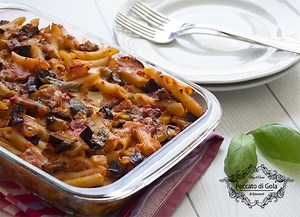 Pasta alla siciliana al forno