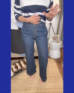 162K views · 546 reactions | What's @melissagarciastyling loving right now? The High Rise Wide Leg Jeans for starters... | LOFT | Facebook