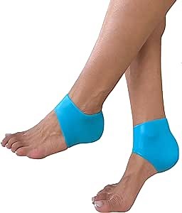 StrappyHeel - Heel Protectors - Blister Prevention and Shoe Pain Relief from Spurs and Plantar Fasciitis - Silicone Feet Cups for Women and Men - Cushion Pad, and Gel Insert Alternative for Shoes
