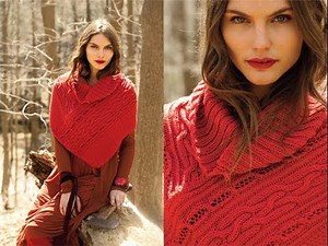 #6 Zippered Cape, Vogue Knitting Early Fall 2011