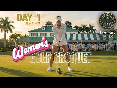 WOMEN'S 5TH ANNUAL GOLF CROQUET OPEN