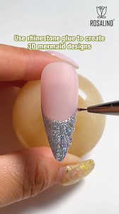 10K views · 13 reactions | Stylish French tips nails with 3D mermaid to take your nails from basic to boujee略✨ . .  https://lnk.bio/rosalindofficial . . #Rosalindgelpolish #Rosalindbeauty #nails #nailart #glitternails #mermaidnails #naildesign #gelpolish #frenchnails #nailsoftheday #nails2inspire #diynails #beginnernailtech #nailstyle #nailsreels #nailtutorials #reelsfb #trendingreels | RosalindBeauty | Facebook