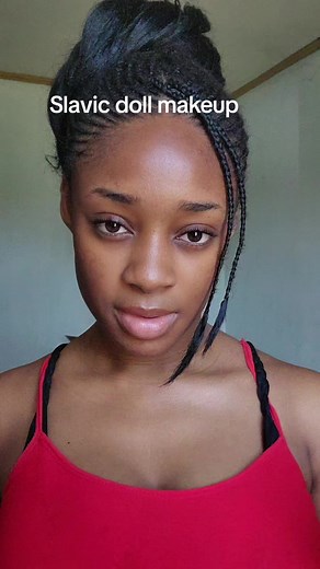 Black Girl Friendly Slavic Doll Makeup Transition