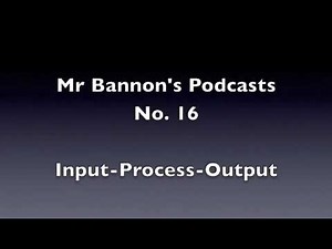 Input-Process-Output