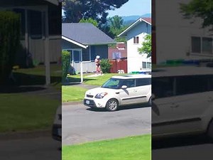 Soo funny catching sun bathing neighbor