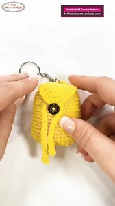 14K views · 102 reactions |  Tiny versions of things are so much cuter!  Check out the FREE pattern: https://www.nickishomemadecrafts.com/crochet-backpack-keychain-airpods-case/ . . . . . #crochetkeychain #crochetbackpack #crochetinspo #crochetideas | Crochet Patterns & Tutorials by Nicki's Homemade Crafts | Facebook