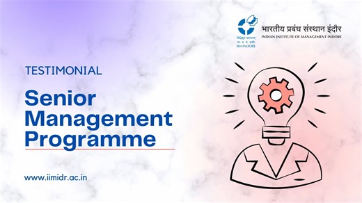 Here's what Simran Sanyal, Global Student Operations Manager at Shorelight, has to say about her experience in the Senior Management Programme at IIM Indore! Discover how diversity in the batch brought a variety of ideas to the table and how the captivating capstone project allowed the batch to implement everything they learned during the course. Gain exposure to the latest thinking and experiences through experiential modules, enhance your strategic and leadership characteristics, and be better
