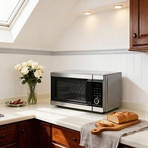 [Hot Item] 12 Preset Menus Family Size 1800W Air Fryer Smart 900W Microwave Oven for Home Use