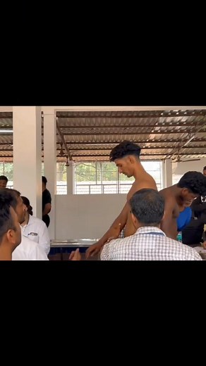 BACK STAGE BODYBUILDER 💪💥 🇮🇳 📌Here's a comprehensive overview of a bodybuilder's backstage experience: Pre-Show Prep 1. *Final Preparations*: Bodybuilders make final adjustments to their physiques, including last-minute posing practice, tanning, and makeup. 2. *Pump Up*: They perform light exercises to increase blood flow and pump up their muscles. 3. *Oil Up*: Bodybuilders apply oil to their skin to enhance muscle definition and shine under stage lighting. Backstage Routine 1. *Check-In*: 