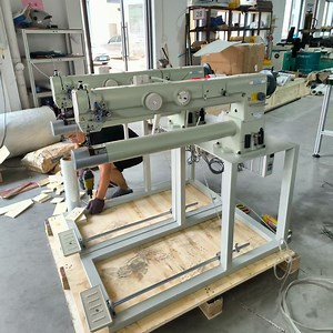 [Hot Item] Cylinder Long Arm Two Double Needle Indurtsial Lock Stitch Sewing Machine