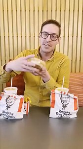 11K views · 206 reactions | Keith Eats The KFC Double Down • Eat The Menu Bites | The Try Guys | Facebook