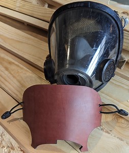 Firefighter SCBA Leather Mask Cover, Blackout Mask for Scott AV-3000 - Etsy