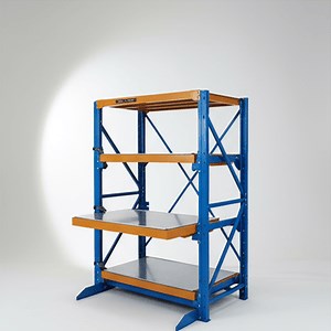 [Hot Item] Heavy Duty Powder Coated Metal Mould Storage Rack System