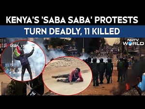 Kenya Protests | Nairobi Is Locked Down As Kenyan Police Clash With Protesters & 11 Are Killed