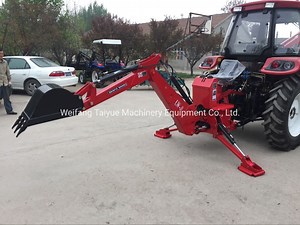 [Hot Item] Factory Supply Tractor Pto Driven Lw 8 Backhoe, Three Point Backhoe