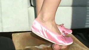 Simply Magnificent Pink Satin Slippers | Clips4sale