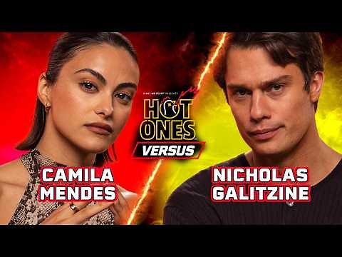 Camila Mendes vs. Nicholas Galitzine | Hot Ones Versus