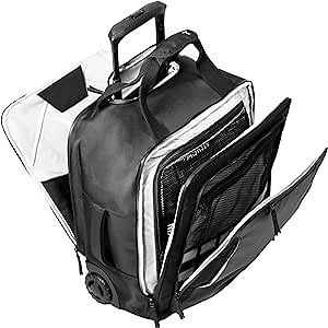 Taskin Maximus | 17" Underseat Carry-On Luggage With Wheels | Dedicated Laptop and Organization Section