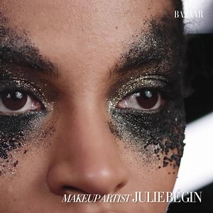 Have a themed party this weekened? Here, makeup artist Julie Bégin shows us how to create stunning Masquerade makeup masks. Watch the full how-to below, and see more details here: http://bit.ly/2fazoLV | Harper's Bazaar