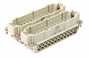 [Hot Item] He Series 24*2 Pins Male Inserts Waterproof Heavy Duty Connector Rectangular Terminal Connector