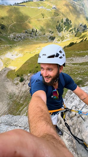 33K views · 252 reactions | Rochers de Naye - Canton de Vaud  Mauvais garçon ? Peut-être. Mauvais en tout ? Assurément. Mais qui a dit que ça ne pouvait pas être séduisant ?  #switzerland #viaferrata #climbing #mountains #fyp | Augustin Desalos | Facebook