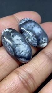 Natural Dendritic Opal Oval Pair Cabochon Loose Opal Gemstones - Etsy UK