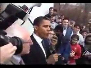 Barack Obama campaigning for Bernie Sanders in Vermont. (2006) | Progressive Politics