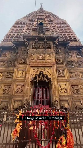 Dedicated to Goddess Durga, the Durga Temple in Ramnagar of Varanasi is believed to have been built 500 years ago and is currently under the control of the royal family of Banaras State. There is a large pond alongside the temple and fine stonework which exhibits elaborate North Indian stone art. #Durga #Feminine #Devi #Ramnagar #Banaras #Temple #Goddess #Ancient #Architecture #IshaSacredWalks #Spirituality | Isha Sacred Walks