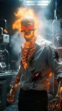 The Origin Of Ghost Rider | Lava Crystal Ki Jung | Epic Battle Story
