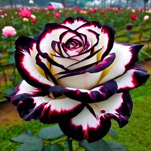 Red and White Rose Bush Seeds | Bicolor Flower Garden (88 Seeds) - Etsy