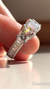 Cushion Diamond Trilogy Engagement Ring. Cushion-cut diamonds are a square or rectangular shape with curved corners and soft, vintage facet patterns. Made to order @diamondsourceofficial Should you require any assistance, please do not hesitate to contact us via WhatsApp or email: WhatsApp +27823754194 Email  info@diamondsource.co.za #cushioncut #cushioncutdiamond #privatejeweler #privatejeweller #engagementring #diamondsourceofficial #diamondsource #ds | Diamond Source | Facebook