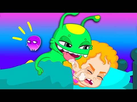 Groovy The Martian licks Phoebe waking her up Full episodes! Cartoon for kids & Nursery Rhymes