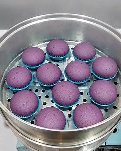 686K views · 4.1K reactions | steamed Ube cupcake | Free More Recipes 맛있는 | Facebook