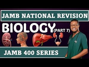 JAMB 400 BIOLOGY (PART 7) JAMB 2026 LIKELY BIOLOGY EXAM QUESTIONS