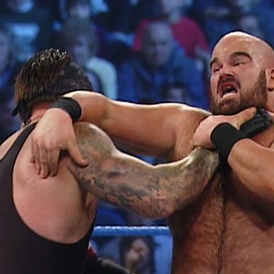 The Undertaker looked to take care of business against the massive A-Train! | WWE