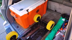 Multi-Purpose Cart,Heavy-Duty Utility Cart with Wheels, Black and Yellow