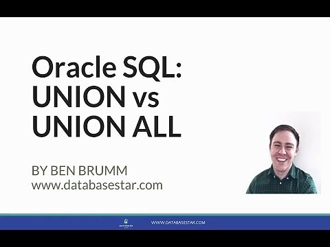 Oracle SQL: UNION vs UNION ALL