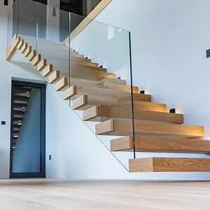 [Hot Item] Floating Staircase Indoor Steps Design