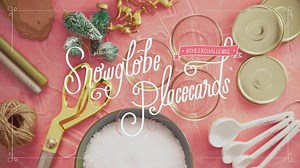 44K views · 418 reactions | Determining holiday seating can be quite hard, but everyone will smile with a snow globe place card! | Ralphs | Facebook