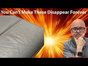 You cant remove wrinkles, creases and lines in leather car seats